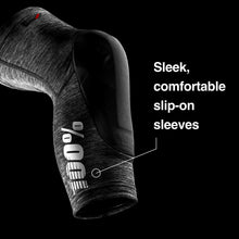 Load image into Gallery viewer, 100% TERATEC KNEE GUARDS GREY HEATHER/BLACK SM 70003-00005