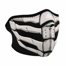 Load image into Gallery viewer, ZAN HEADGEAR HALF NEOPRENE GLOW DARK BONE BREATH WNFM168HG