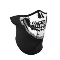 Load image into Gallery viewer, ZAN HEADGEAR 3 PANEL HALF MASK SKULL WNFM002H3