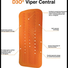 Load image into Gallery viewer, ICON GUARD D3O CENTRL BACK M/L 10988