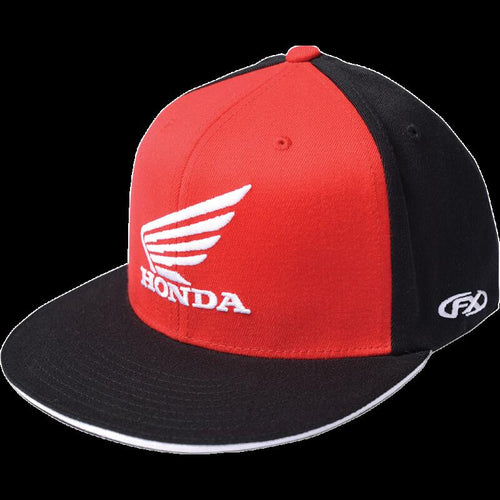 FACTORY EFFEX-APPAREL HAT HONDA BIG RD/BLK L/XL 15-88346