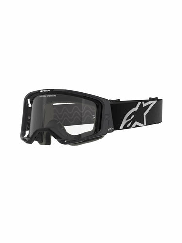 Alpinestars Vision 8 MX ATV MTB Off Road Goggle (Black - Clear Lens)