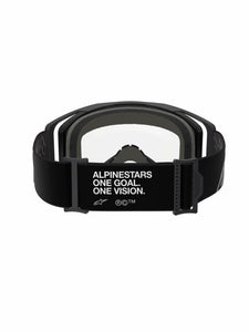 Alpinestars Vision 8 MX ATV MTB Off Road Goggle (Black - Clear Lens)