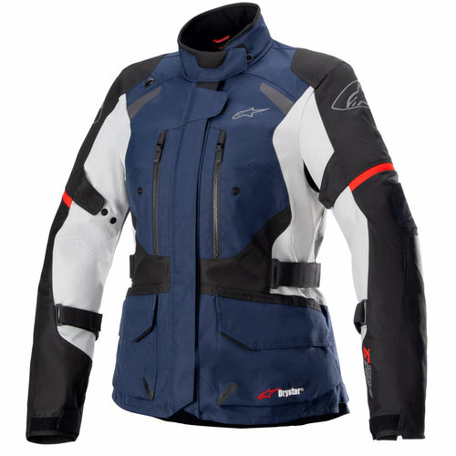 Alpinestars Women Stella Andes V3 Drystar Jacket, Dark Blue/Black, Small