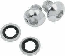 Load image into Gallery viewer, JAMES GASKET 77-13 FL/FLHT FORK DRAIN SCREWS 2 PACK JGI-45858-77-K