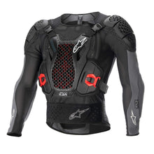 Load image into Gallery viewer, Alpinestars 6506723-1036-L: Bionic Plus V2 Protection Jacket Black/Anthracite/Red Lg
