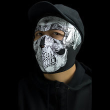 Load image into Gallery viewer, ZAN HEADGEAR SKULL NEOPRENE FACE MASK WNFM002