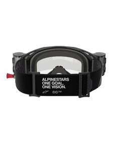 ALPINESTARS GOGGLE VISION 8 CORP BLK/CLR ROLL-OFF 5101125-1529
