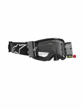 Load image into Gallery viewer, ALPINESTARS GOGGLE VISION 8 CORP BLK/CLR ROLL-OFF 5101125-1529