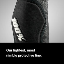 Load image into Gallery viewer, 100% RIDECAMP ELBOW GUARDS GREY HEATHER/BLACK LG 70000-00007