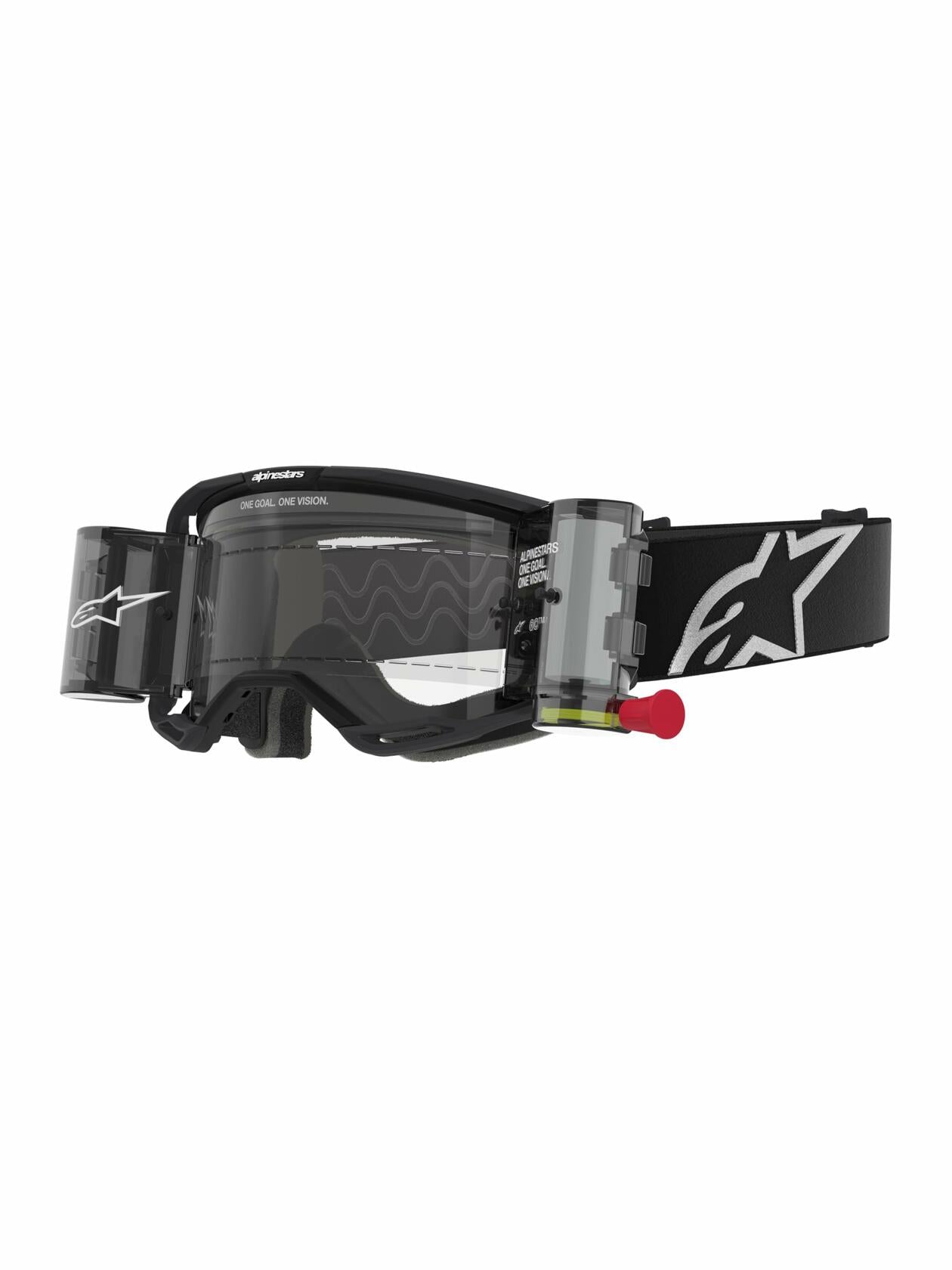 ALPINESTARS GOGGLE VISION 8 CORP BLK/CLR ROLL-OFF 5101125-1529