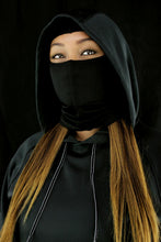 Load image into Gallery viewer, ZAN HEADGEAR BALACLAVA, BLACK NYLON WBN114