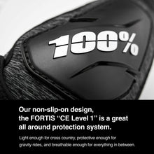 Load image into Gallery viewer, 100% FORTIS ELBOW GUARDS GREY HEATHER/BLACK SM/MD 70006-00003