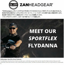 Load image into Gallery viewer, ZAN HEADGEAR FLYDANNA SPORTFLEX SERIES CLASSIC BANDANA BLACK &amp; ORANGE ZL197