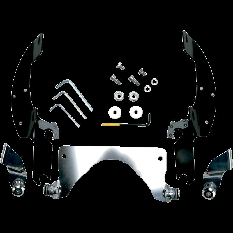 MEMPHIS SHADES METRIC 05-10 SUZUKI C90 BATWING HDWR BLACK MEK1919