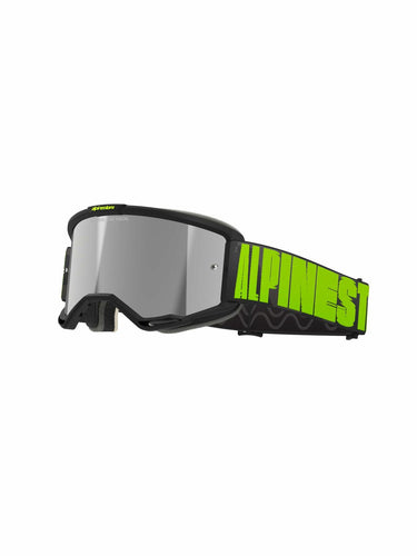ALPINESTARS GOGGLE VISION 5 HOLLOW CHR/YLW FLUO.MIR SIL 5102225-1470