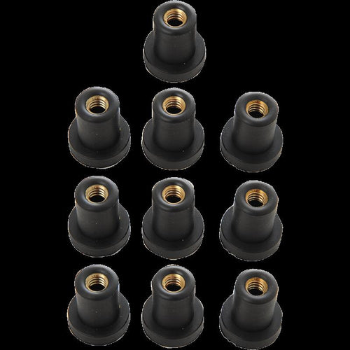 DRAG SPECIALTIES NUT WELL(8099)1/4-20 10PK 2404-0546