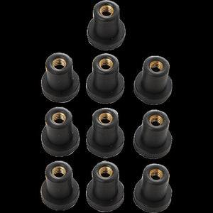 DRAG SPECIALTIES NUT WELL(8099)1/4-20 10PK 2404-0546