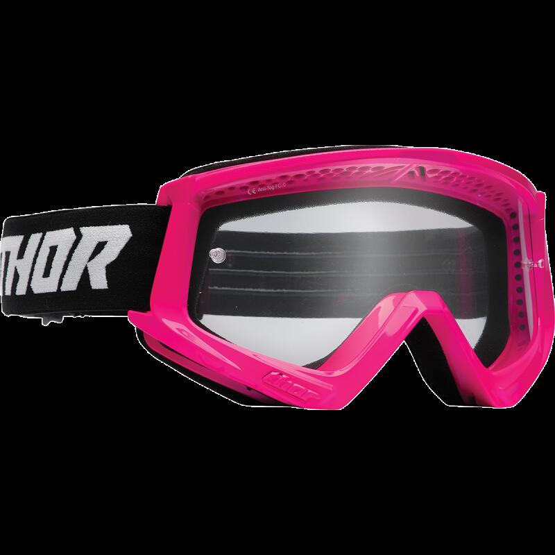 THOR GOGGLE CMBT RACR FL PK/BLK 2601-2707