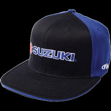 Load image into Gallery viewer, FACTORY EFFEX-APPAREL HAT SUZUKI BLK/BLUM L/XL 15-88452