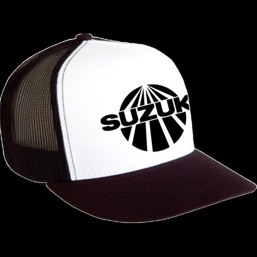 FACTORY EFFEX-APPAREL HAT SUZUKI VINTAGE BK/WT 18-86402