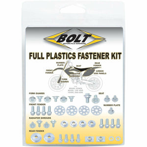 BOLT Kawasaki Full Plastics Fastener Kit KAW-141785