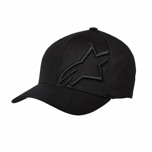 ALPINESTARS (CASUALS) HAT CORP SHFT 2 BK/BK LXL 1032810081010LX
