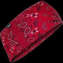 Load image into Gallery viewer, ZAN HEADGEAR HEADBAND SPFLX RED PAISLY HBL106