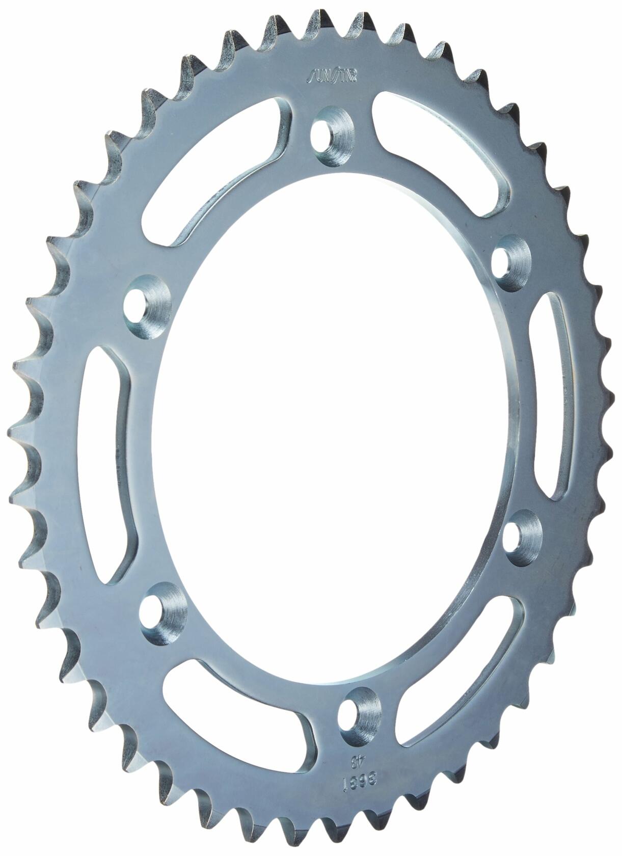 SUNSTAR SPROCKETS 520-43T STEEL REAR SPROCKET 2-363143