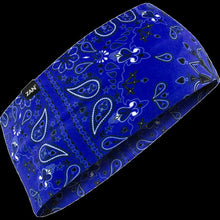 Load image into Gallery viewer, ZAN HEADGEAR HEADBAND SPFLX NVY PAISLY HBL111