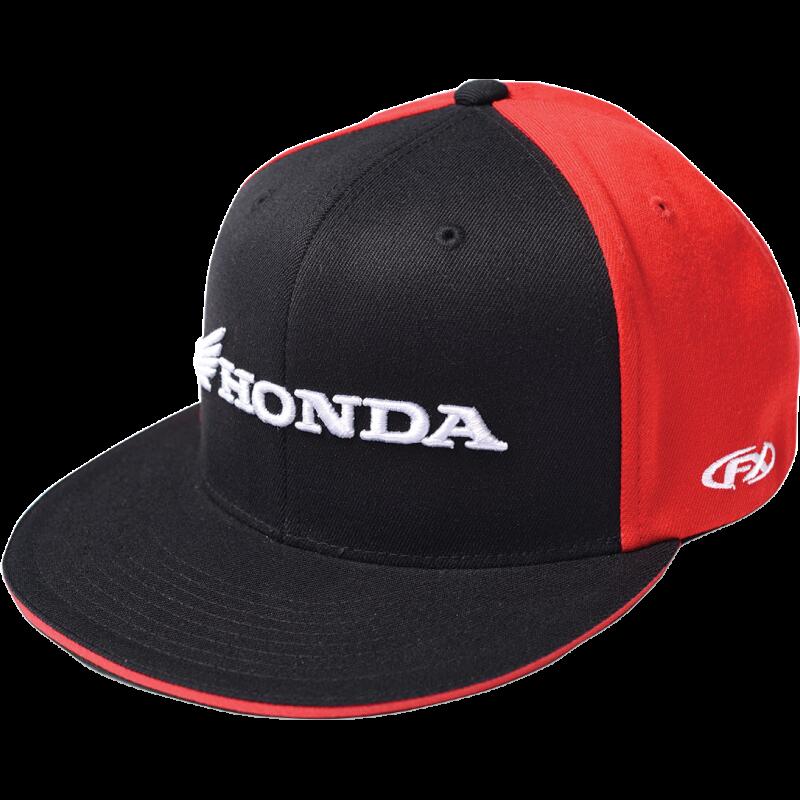 FACTORY EFFEX-APPAREL HAT HONDA HORZ BK/RD S/M 15-88340
