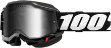 Load image into Gallery viewer, 100% ACCURI 2 SNOWMOBILE GOGGLE ORANGE - YELLOW VENTED DUAL LENS 50021-00004