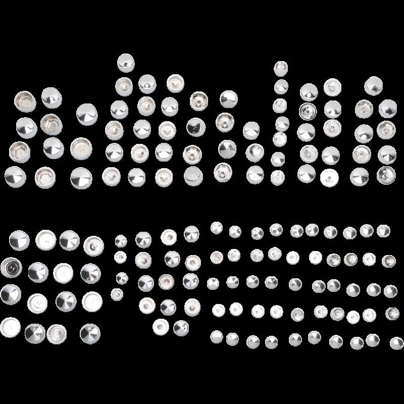 DRAG SPECIALTIES COVERS BOLT 99-08 FL CHR 352114