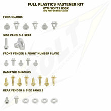 Load image into Gallery viewer, BOLT KTM Full Plastics Fastener (Kt) KTM-031285SX