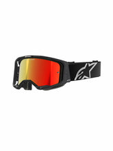 Load image into Gallery viewer, ALPINESTARS GOGGLE VISION 8 CORP BLK/MIRROR RED 5101625-1446