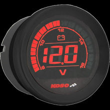 Load image into Gallery viewer, KOSO NORTH AMERICA VOLT METER HD 2" BLK BA050310