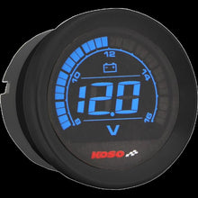 Load image into Gallery viewer, KOSO NORTH AMERICA VOLT METER HD 2" BLK BA050310