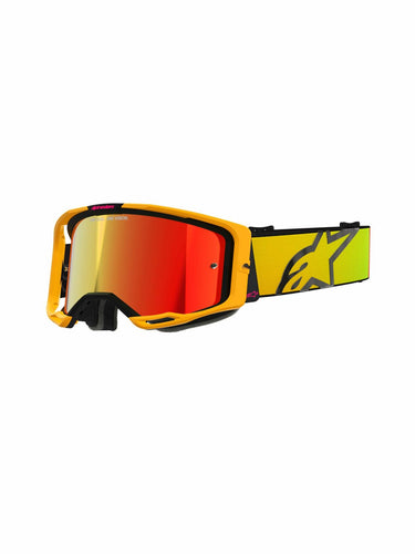ALPINESTARS GOGGLE VISION 8 CORP YLW/PINK/MIR RED 5101625-5023