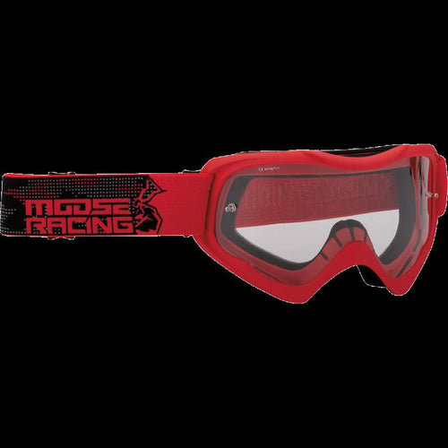 MOOSE RACING  GOGGLE QUALFR AGROID RED 2601-2654