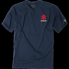 Load image into Gallery viewer, FACTORY EFFEX-APPAREL TEE SUZ SHUTTER NAVY LG 20-87404