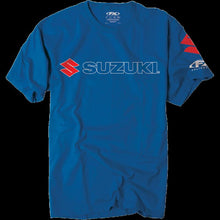 Load image into Gallery viewer, FACTORY EFFEX-APPAREL TEE SUZUKI TEAM BLUE MD 15-88460