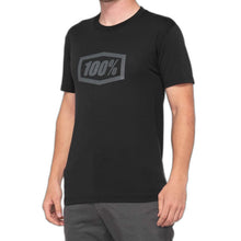 Load image into Gallery viewer, 100% ESSENTIAL TECH TEE BLACK/GREY SM 20009-00000