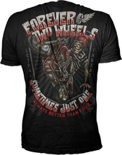 Load image into Gallery viewer, LETHAL THREAT TEE FOREVER2WHL BLK MD LT20898M