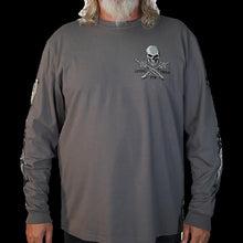 Load image into Gallery viewer, LETHAL THREAT FTW SKULL DARK GRAY LS M LS20877M