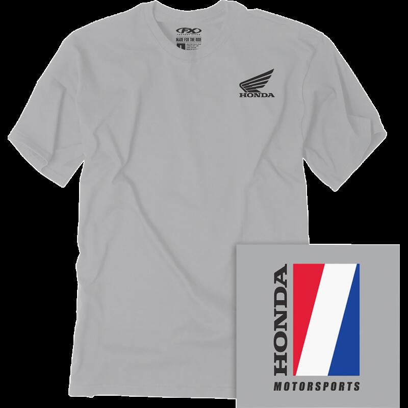 FACTORY EFFEX-APPAREL TEE HONDA MTRSPRT GRY 2X 25-87308