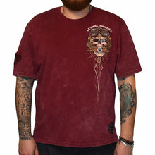 Load image into Gallery viewer, Lethal Threat Vintage Velocity Eye for an Eye Mens Short Sleeve T-Shirt Red 3XL