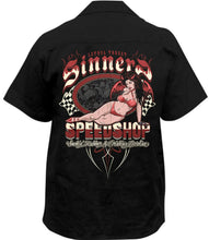 Load image into Gallery viewer, LETHAL THREAT SHIRT SNR SPDSHOP BLK MD HW50215M