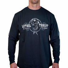 Load image into Gallery viewer, LETHAL THREAT SHIRT LS FLASHNBONE BK XL LS20889XL