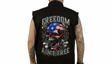 Load image into Gallery viewer, LETHAL THREAT Freedom Ain't Free Prnt SleeveLss ButtDwn Shrt - BLK - Med CO60195M
