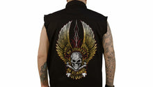 Load image into Gallery viewer, LETHAL THREAT No Regrets Prnt SleeveLss ButtDwn Shrt - BLK - XL CO60190XL